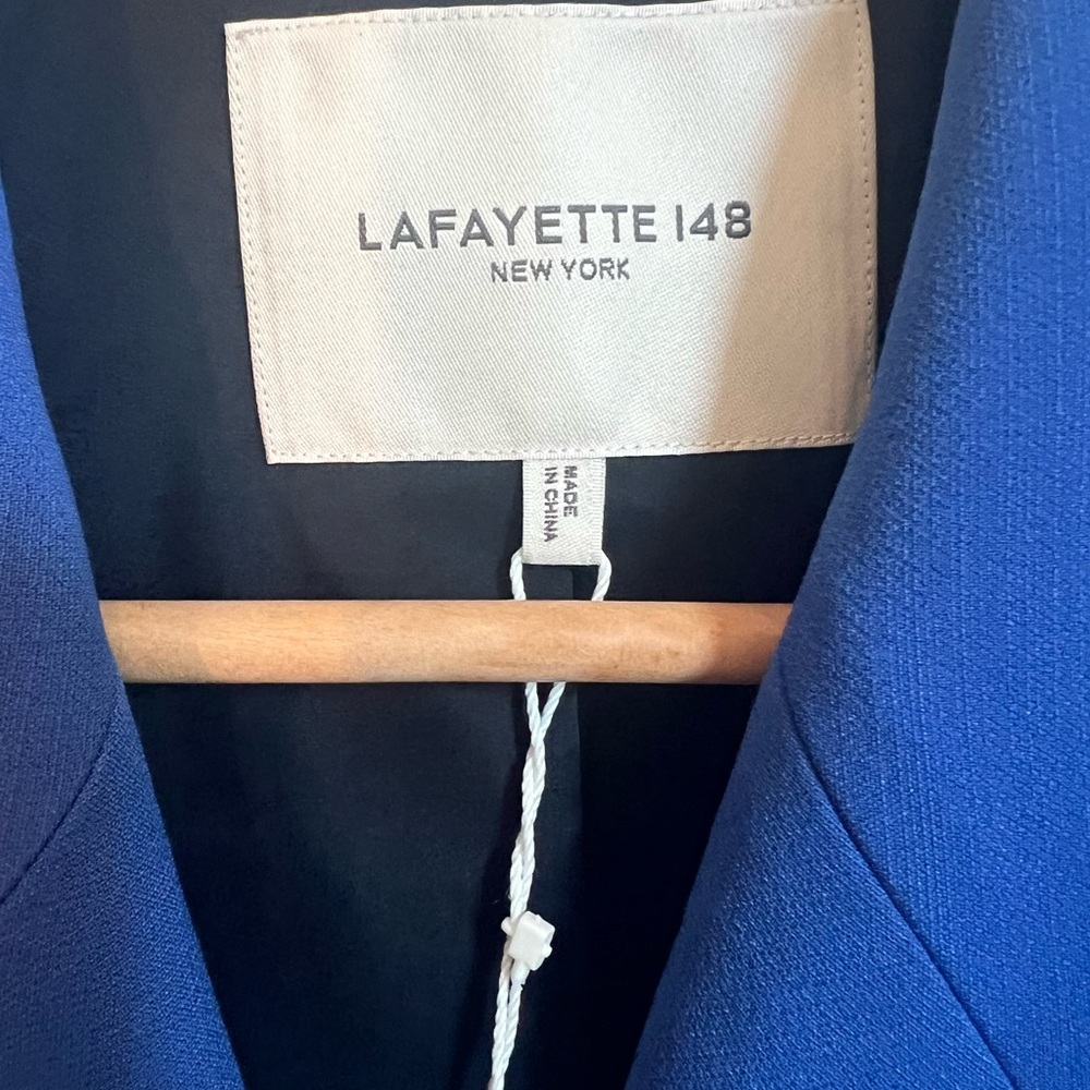 Lafayette 148 New York Royal Blue Blazer- NWT - Picture 3 of 9
